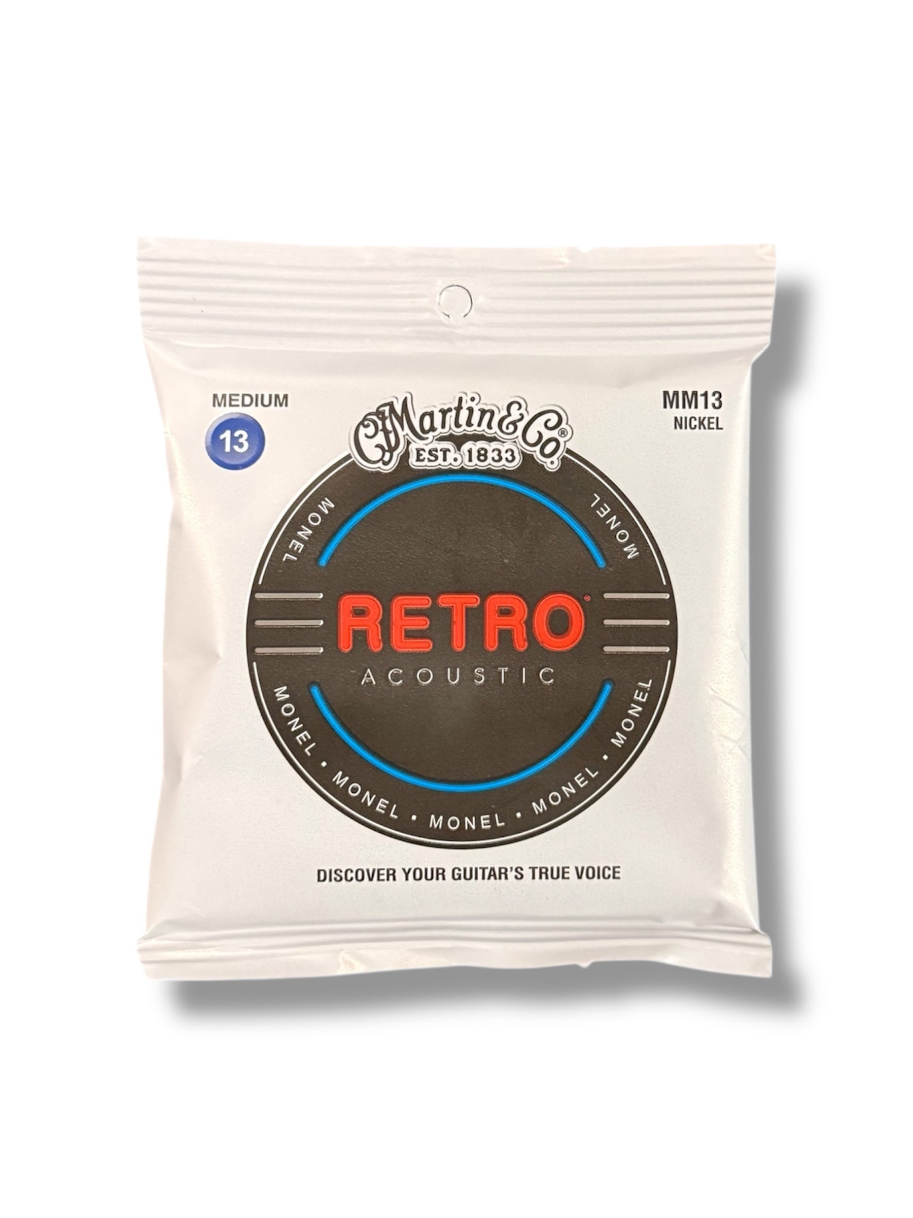 Martin Retro Medium 13 Acoustic Guitar Strings - 3 Pack