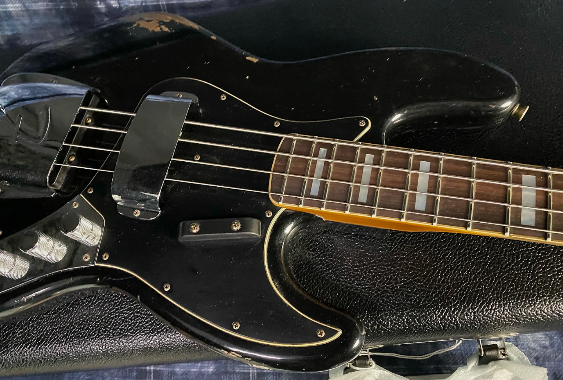 NEW ! Fender Custom Shop Limited Edition Custom Jazz Bass Heavy Relic - Aged Black - Authorized Dealer - G02846 - 9.5lbs