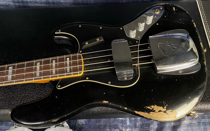 NEW ! Fender Custom Shop Limited Edition Custom Jazz Bass Heavy Relic - Aged Black - Authorized Dealer - G02846 - 9.5lbs