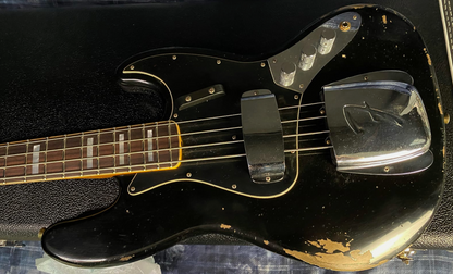 NEW ! Fender Custom Shop Limited Edition Custom Jazz Bass Heavy Relic - Aged Black - Authorized Dealer - G02846 - 9.5lbs
