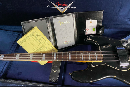 NEW ! Fender Custom Shop Limited Edition Custom Jazz Bass Heavy Relic - Aged Black - Authorized Dealer - G02846 - 9.5lbs