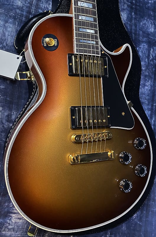 NEW! 2024 Gibson Custom Shop Les Paul Custom Dealer Select - Authorized Dealer - Viceroy Goldburst - Super RARE! 9.85lbs - G03