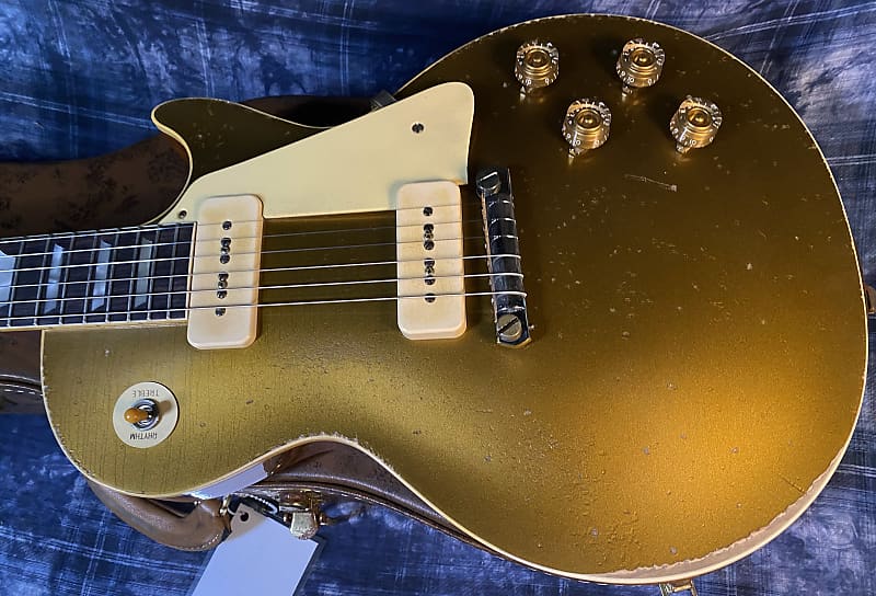 NEW! 2024 Gibson Custom Shop 1954 Les Paul Gold Top Reissue Heavy Aged Murphy Lab - Authorized Dealer - 9.1 lbs - G03718