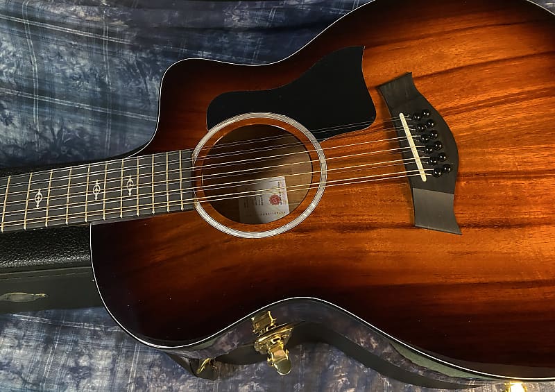 NEW ! 2024 Taylor 264ce-K DLX Grand Auditorium 12-string Acoustic-Electric Guitar - Shaded Edge Burst - Authorized Dealer - 5.1lbs - G03736