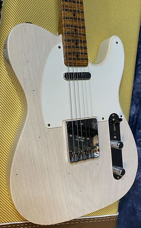 NEW ! 2024 Fender Custom Shop '55 Reissue Limited Edition Telecaster Relic - Aged White Blonde - Authorized Dealer - Only 6.4 lbs! RARE! G03923