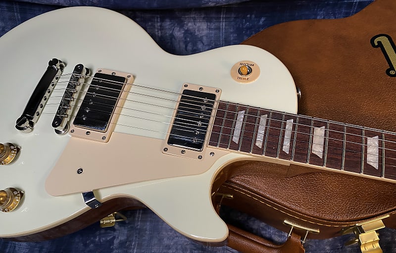 NEW ! 2024 Gibson Les Paul Standard '50s - Classic White Top- Natural Back - Authorized Dealer - In-Stock! 10.35 lbs - G03831