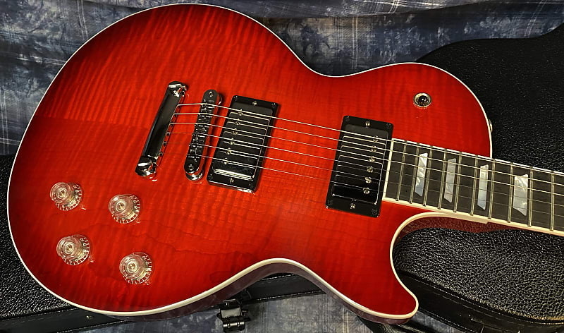 BRAND NEW! 2024 Gibson Les Paul Modern Figured - Cherry Burst - Authorized Dealer - 8.8 lbs - G03820