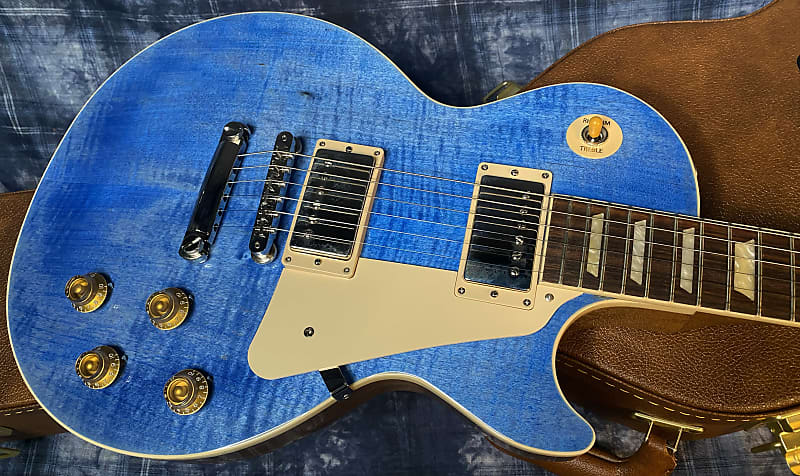 BRAND NEW ! 2024 Gibson Les Paul Standard '50s - Ocean Blue - Authorized Dealer - 8.9 lbs - G04184