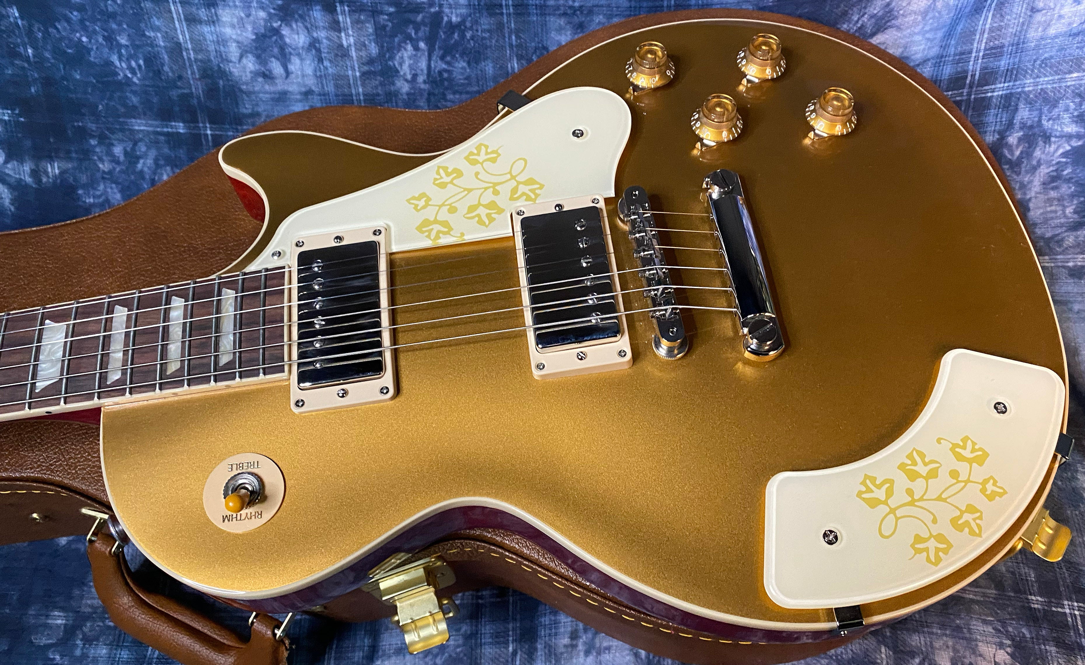 NEW ! 2024 Gibson Mary Ford Les Paul Standard- Gold Top Cherry Back - Authorized Dealer - 9.2lbs - G04166