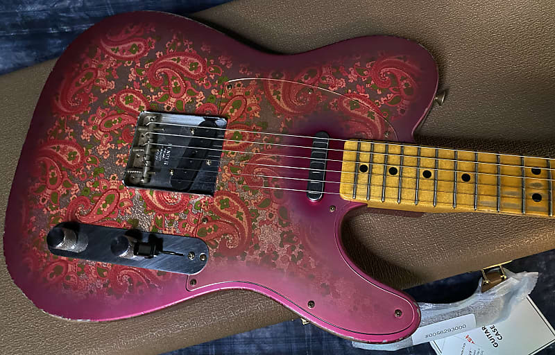 NEW ! 2024 Fender Custom Shop 68 Reissue Telecaster Relic Masterbuilt Todd Krause Pink Paisley - Authorized Dealer - Only 7.2 lbs - G03637