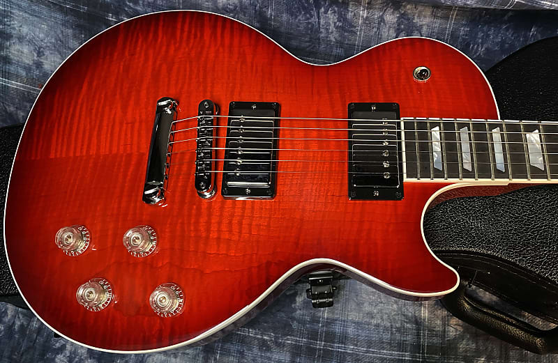 BRAND NEW! 2024 Gibson Les Paul Modern Figured - Cherry Burst - Authorized Dealer - 8.8 lbs - G03820