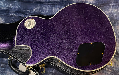 NEW! 2024 Gibson Dealer Select Custom Shop Les Paul Custom Purple Sparkle - Authorized Dealer - 10.5 lbs of TONE! G03947