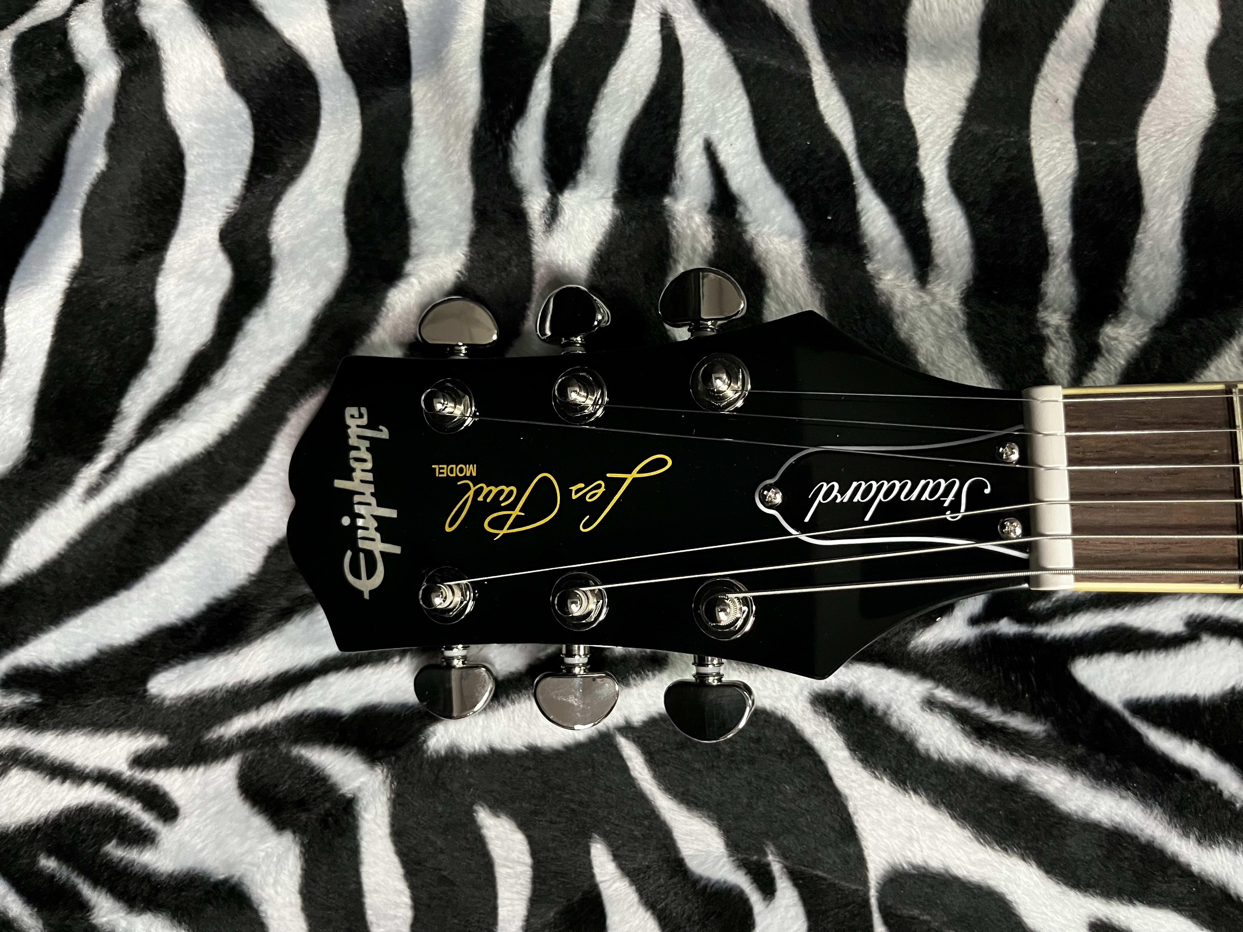 New 2023 Epiphone Les Paul Standard '60s Ebony 9.3lbs- Authorized Dealer- In Stock! G01668