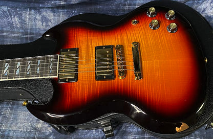 BRAND NEW ! 2024 Gibson SG Supreme - Fireburst (Dark Fireburst)- Super Fine Killer Flame Top! Only 7.55 lbs - Authorized Dealer - G03803