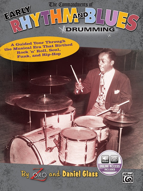 Alfred Music The Commandments of Early Rhythm and Blues Drumming Book / Authorized Dealer