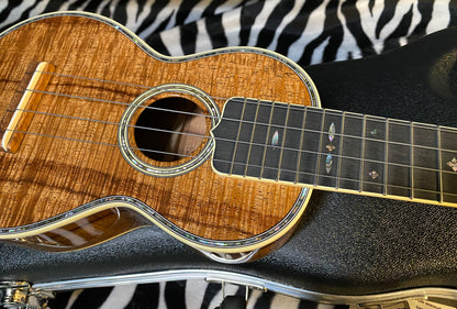 NEW ! 2024 Martin 5K Ukulele - AAA Flamed Koa - Abalone Inlays - Ebony Fretboard - Authorized Dealer - Super RARE - In-Stock! G02516