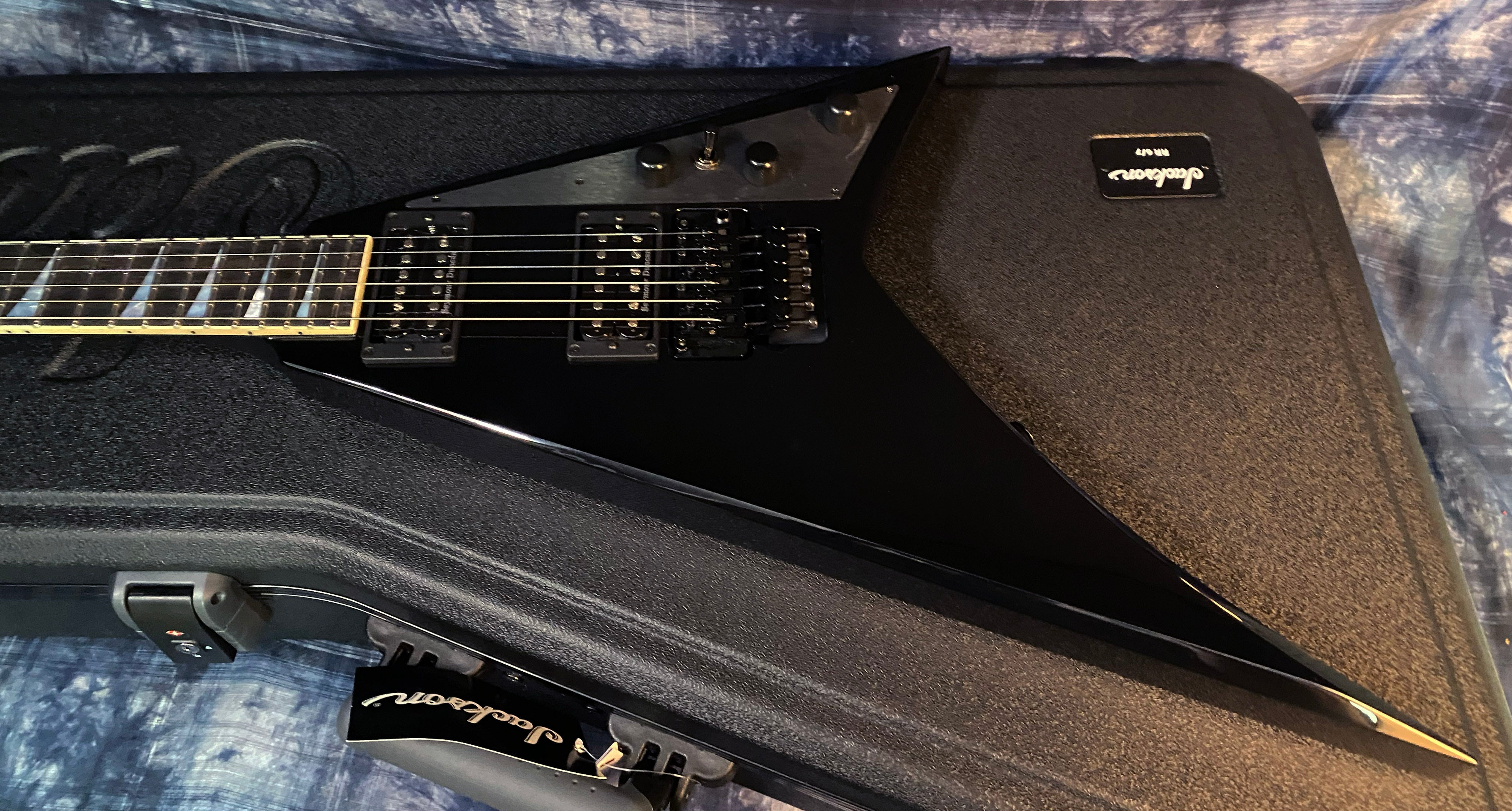 NEW ! 2024 Jackson USA Select Randy Rhoads RR1T Ebony Board - Gloss Black - Authorized Dealer - In-Stock! RARE! G02087