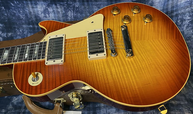 NEW! 2024 Gibson Custom Shop 1959 Les Paul Standard VOS - Sunrise Teaburst - Hand-Picked Top - Dealer Select - 8.5 lbs - Authorized Dealer - G04180