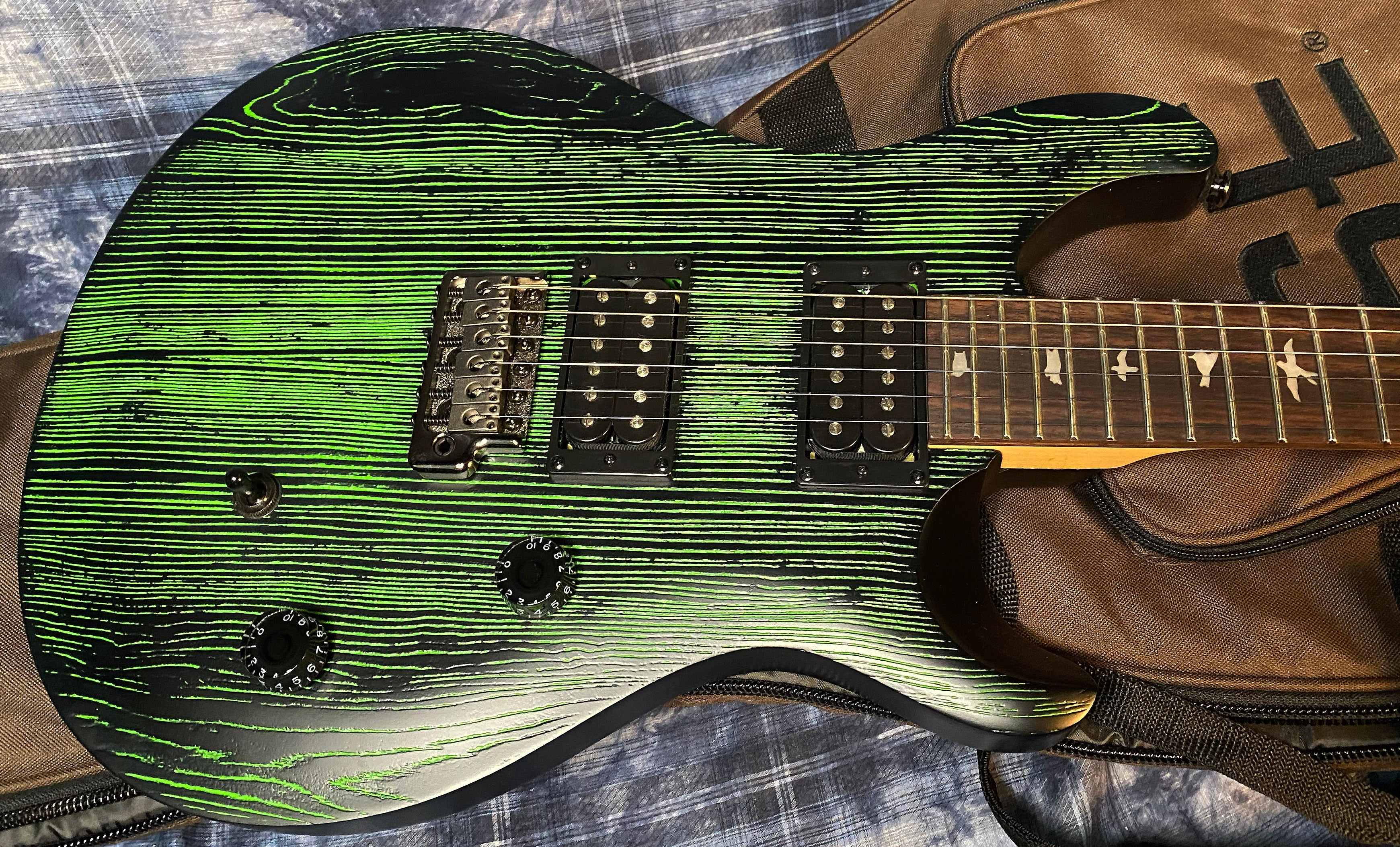 NEW ! 2024 PRS SE Sandblasted CE 24 - Sandblasted Green - Limited Edition - Authorized Dealer - 7.5 lbs - G03391