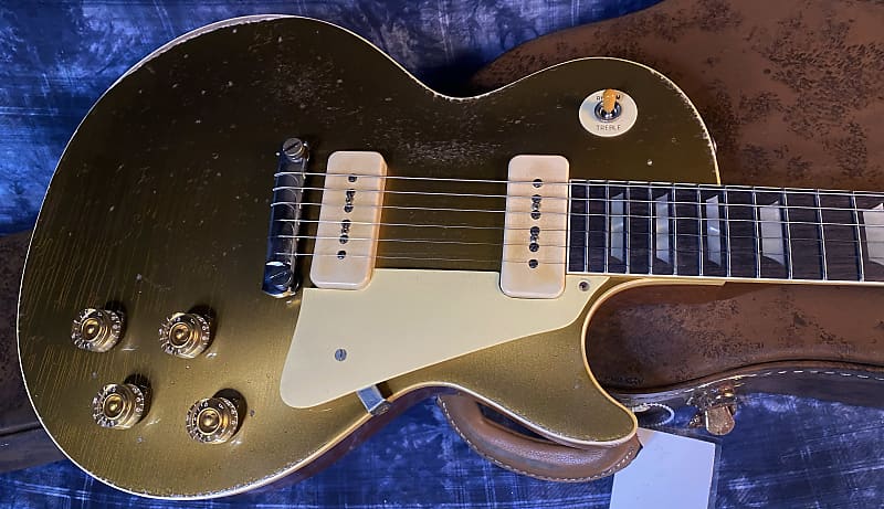 NEW! 2024 Gibson Custom Shop 1954 Les Paul Gold Top Reissue Heavy Aged Murphy Lab - Authorized Dealer - 9.1 lbs - G03718