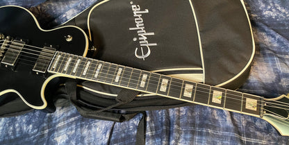 NEW ! 2024 Epiphone Les Paul Prophecy Electric Guitar - Aged Jet Black Metallic - Authorized Dealer - 8lbs - G03523