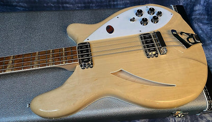 NEW ! 2024 Rickenbacker 4005V Maple Glo Mapleglo MG Semi-Hollow Body Bass - Authorized Dealer - In-Stock! 9.1 lbs G03975