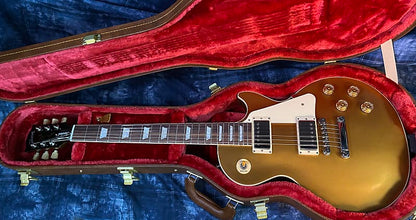 NEW ! 2024 Gibson Les Paul 50's Standard Bizarre Guitar 50th Anniversary Limited Edition All Gold Top, Back & Neck - Upgraded 57 Classic Pick-Ups - Speed Knobs - Titanium Saddles - Authorized Dealer - G03812 - 9.5 lbs