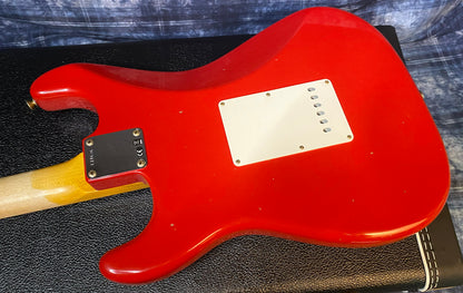 NEW ! 2024 Fender #28 Limited Edition Fat '64 Stratocaster® Journeyman Relic 3A Rosewood Fingerboard - Aged Dakota Red - Authorized Dealer - 7.8lbs - Serial #: L11636