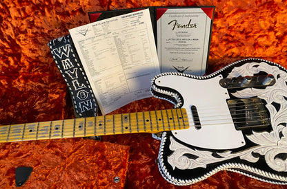 NEW ! 2024 Fender Custom Shop Limited-Edition Masterbuilt Waylon Jennings Telecaster Relic - David Brown - Authorized Dealer - In-Stock! G02527