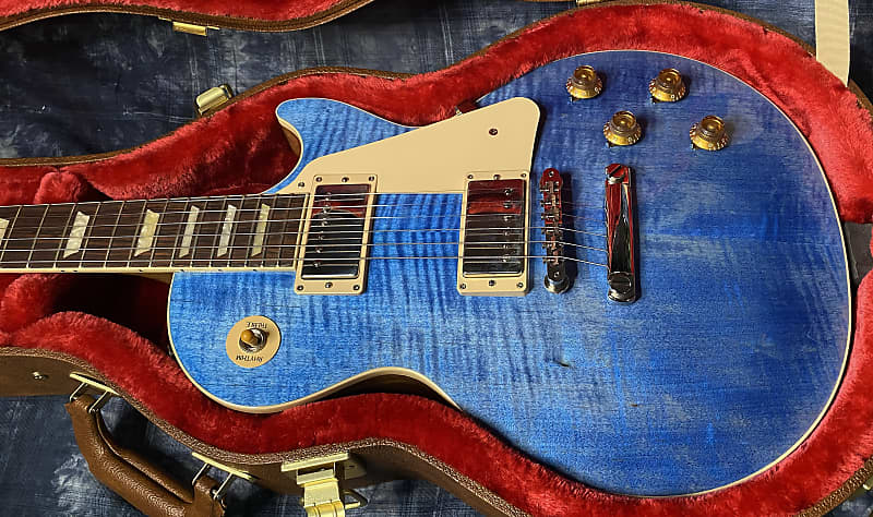 BRAND NEW ! 2024 Gibson Les Paul Standard '50s - Ocean Blue - Authorized Dealer - 8.9 lbs - G04184