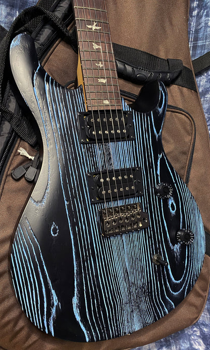 NEW ! 2024 PRS SE Sandblasted CE 24 - Sandblasted Blue - Limited Edition - Authorized Dealer - 7.2lbs - G03348