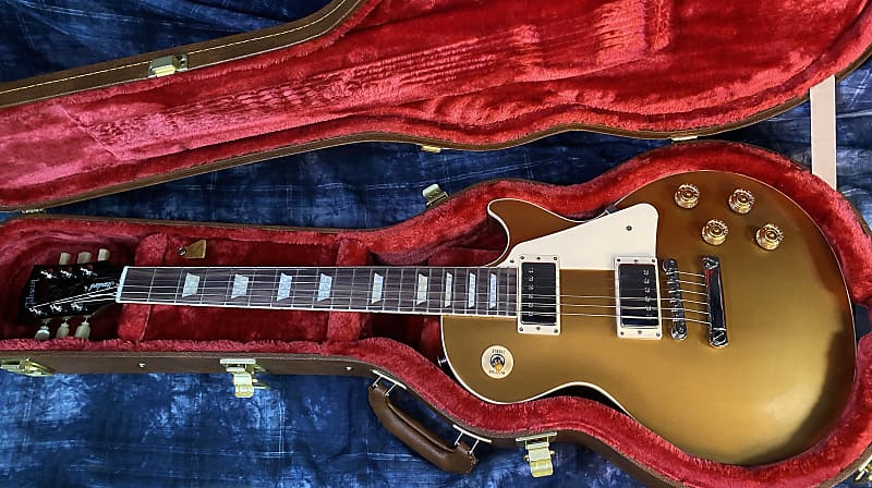 NEW ! 2024 Gibson Les Paul 50's Standard Bizarre Guitar 50th Anniversary Limited Edition All Gold Top, Back & Neck - Upgraded 57 Classic Pick-Ups - Speed Knobs - Titanium Saddles - Authorized Dealer - G03764 - 9.6 lbs