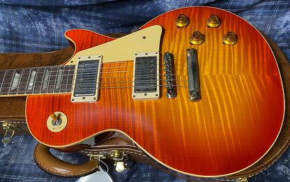 NEW! 2024 Gibson Custom Shop 1959 Les Paul Standard VOS - Sunrise Teaburst - Hand-Picked Top - Dealer Select - 8.6 lbs - Authorized Dealer - G03866