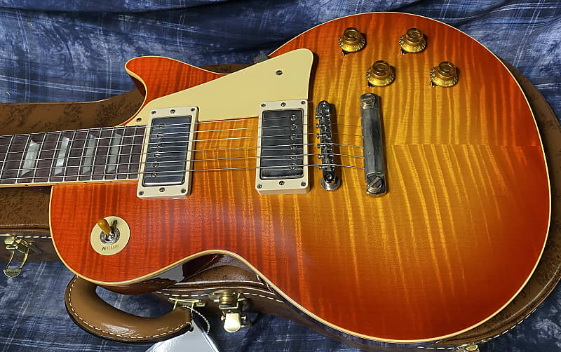 NEW! 2024 Gibson Custom Shop 1959 Les Paul Standard VOS - Sunrise Teaburst - Hand-Picked Top - Dealer Select - 8.6 lbs - Authorized Dealer - G03866