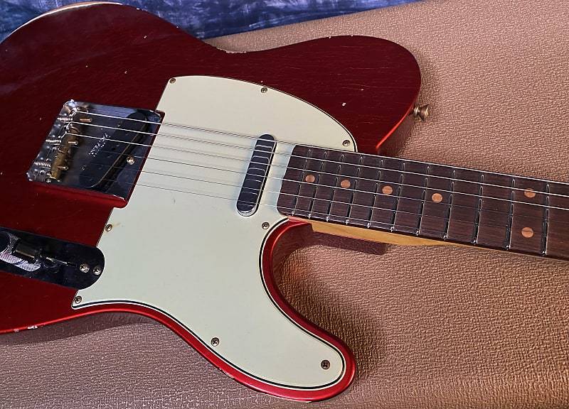 NEW 2024 Fender Custom Shop 61 Reissue Telecaster Relic Candy Apple Red Limited Edition - Authorized Dealer - 7.3lbs - G03930