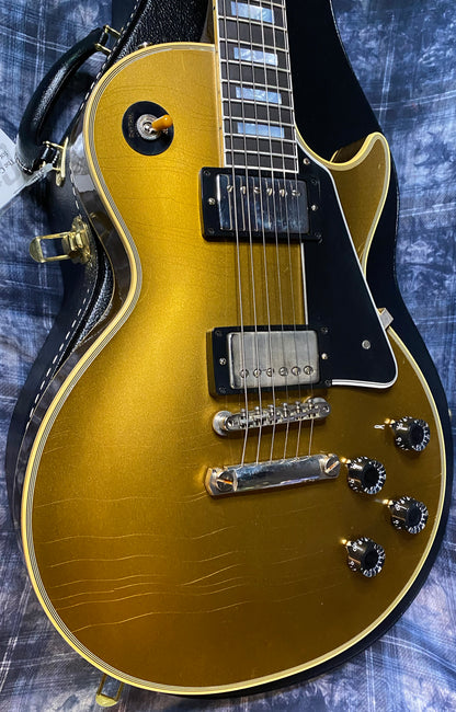 NEW! 2024 Gibson Les Paul Custom 57 Murphy Lab Ultra Light Aged Custom Shop - Bizarre Guitar 50th Anniversary Model - Only 8.9 lbs - All Double Gold - Authorized Dealer - G04226