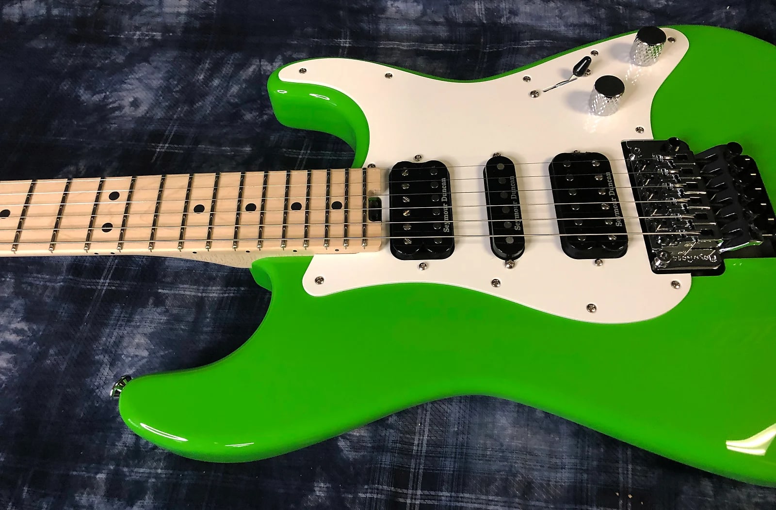 Mint!! Charvel Pro-Mod So-Cal Style 1 HSH FR M Slime Green 8.3lbs- Authorized Dealer- SAVE BIG!! #032503