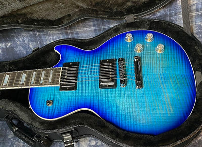 NEW ! 2024 Gibson Les Paul Modern Figured - Cobalt Burst - Beautiful Flame Top! Authorized Dealer - Only 8.25 lbs - G04121