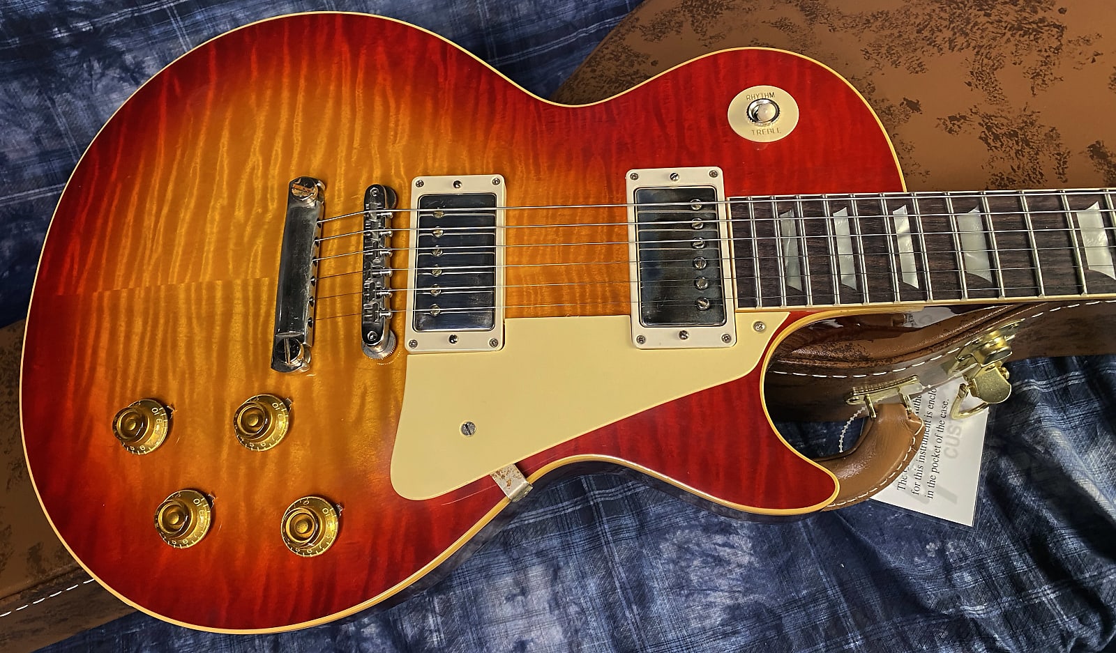 NEW ! 2024 Gibson Custom Shop 1959 Les Paul Factory Burst VOS - Authorized Dealer - Hand Picked Killer Curly Flame Top - 8.4lbs - G02778