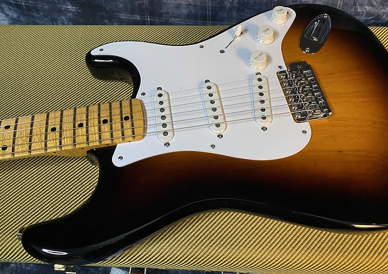 NEW! 2024 Fender Limited Edition 70th Anniversary 1954 Stratocaster NOS • 1-Piece Quartersawn Maple Neck Fingerboard • Wide-Fade 2-Color Sunburst • Authorized Dealer • G04086