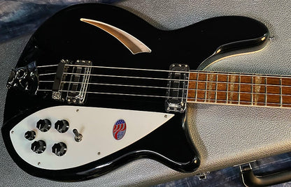 NEW ! 2024 Rickenbacker 4005V Jet Glo JG Jetglo Semi-Hollow Body Bass - Authorized Dealer - In-Stock! 9.45lbs - G03892