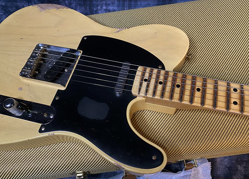 NEW! 2024 Fender Custom Shop '52 Telecaster Relic - Aged NoCaster Blonde - Authorized Dealer - 7.4 lbs - G03993