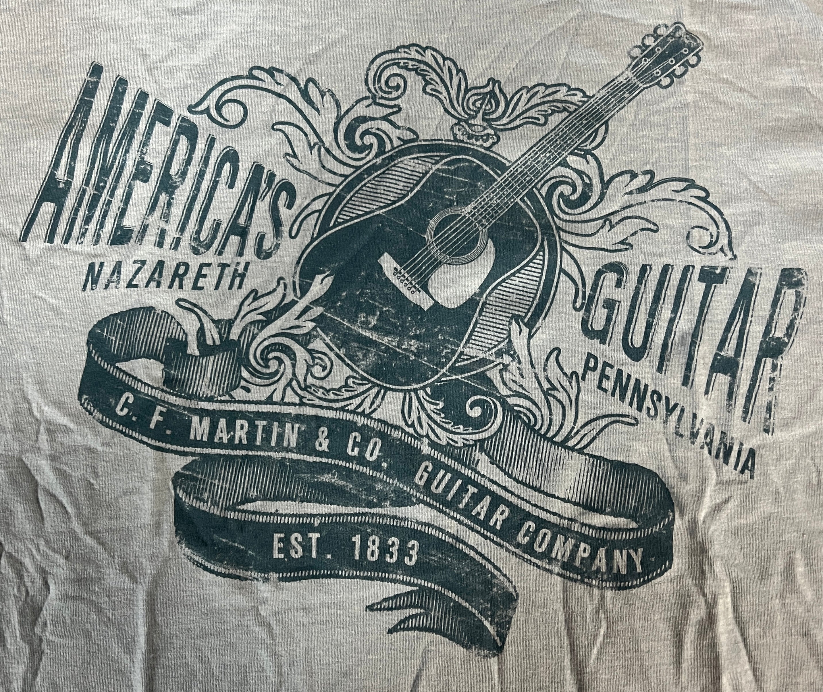 Martin America's Guitar T-Shirt - Vintage - Small - Authorized Dealer