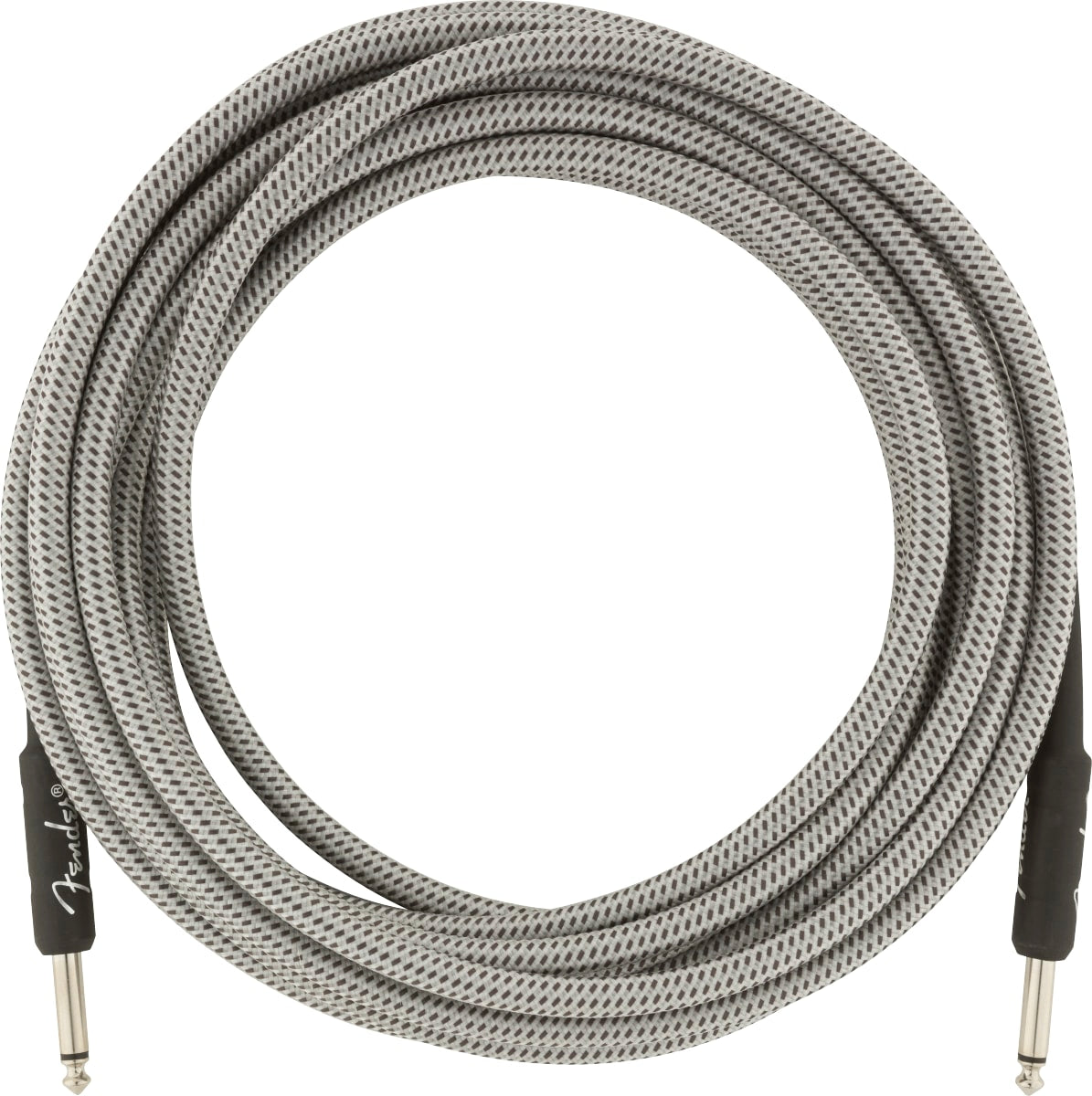 NEW ! Fender Professional Series Instrument Cable, 18.6', White Tweed - Authorized Dealer - Lifetime Warranty