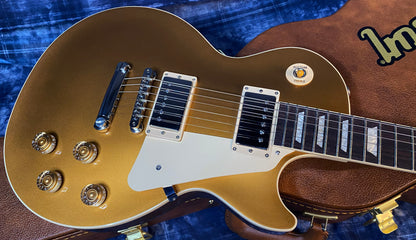 NEW ! 2024 Gibson Les Paul 50's Standard Bizarre Guitar 50th Anniversary Limited Edition All Gold Top, Back & Neck - Upgraded 57 Classic Pick-Ups - Speed Knobs - Titanium Saddles - Authorized Dealer - G03499 - 9.9 lbs