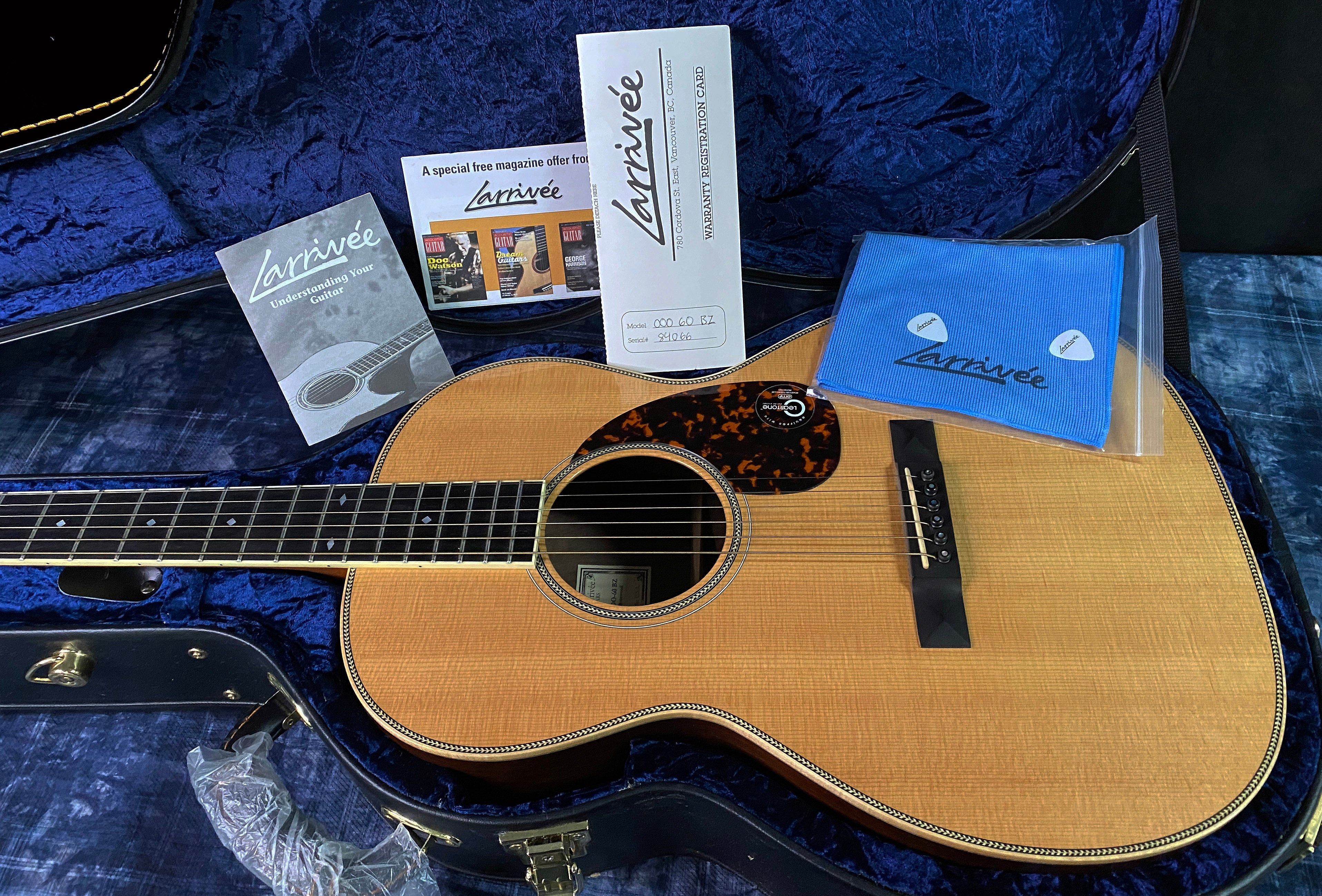 NEW Old Stock! 2008 Larrivee 000-60 Brazilian Rosewood - Custom - Authorized Dealer - Vault Guitar