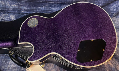 NEW! 2024 Gibson Dealer Select Custom Shop Les Paul Custom Purple Sparkle - Authorized Dealer - 10.9lbs of TONE! G03942