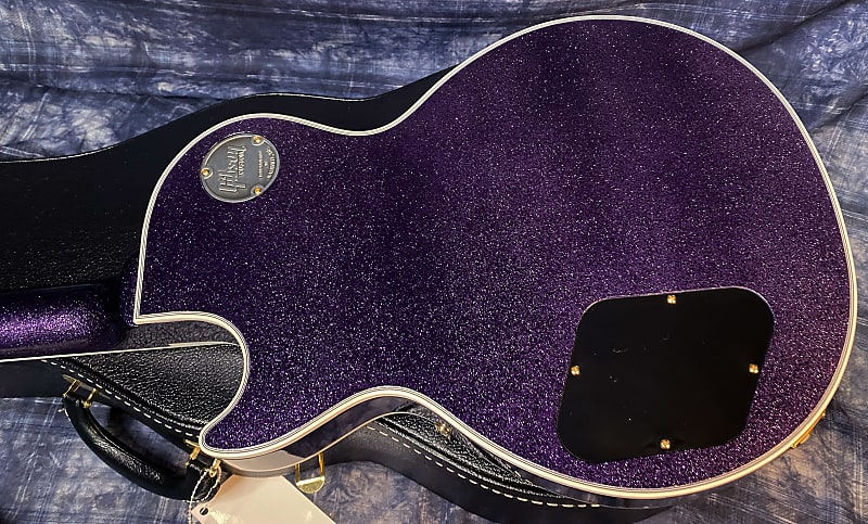 NEW! 2024 Gibson Dealer Select Custom Shop Les Paul Custom Purple Sparkle - Authorized Dealer - 10.9lbs of TONE! G03942