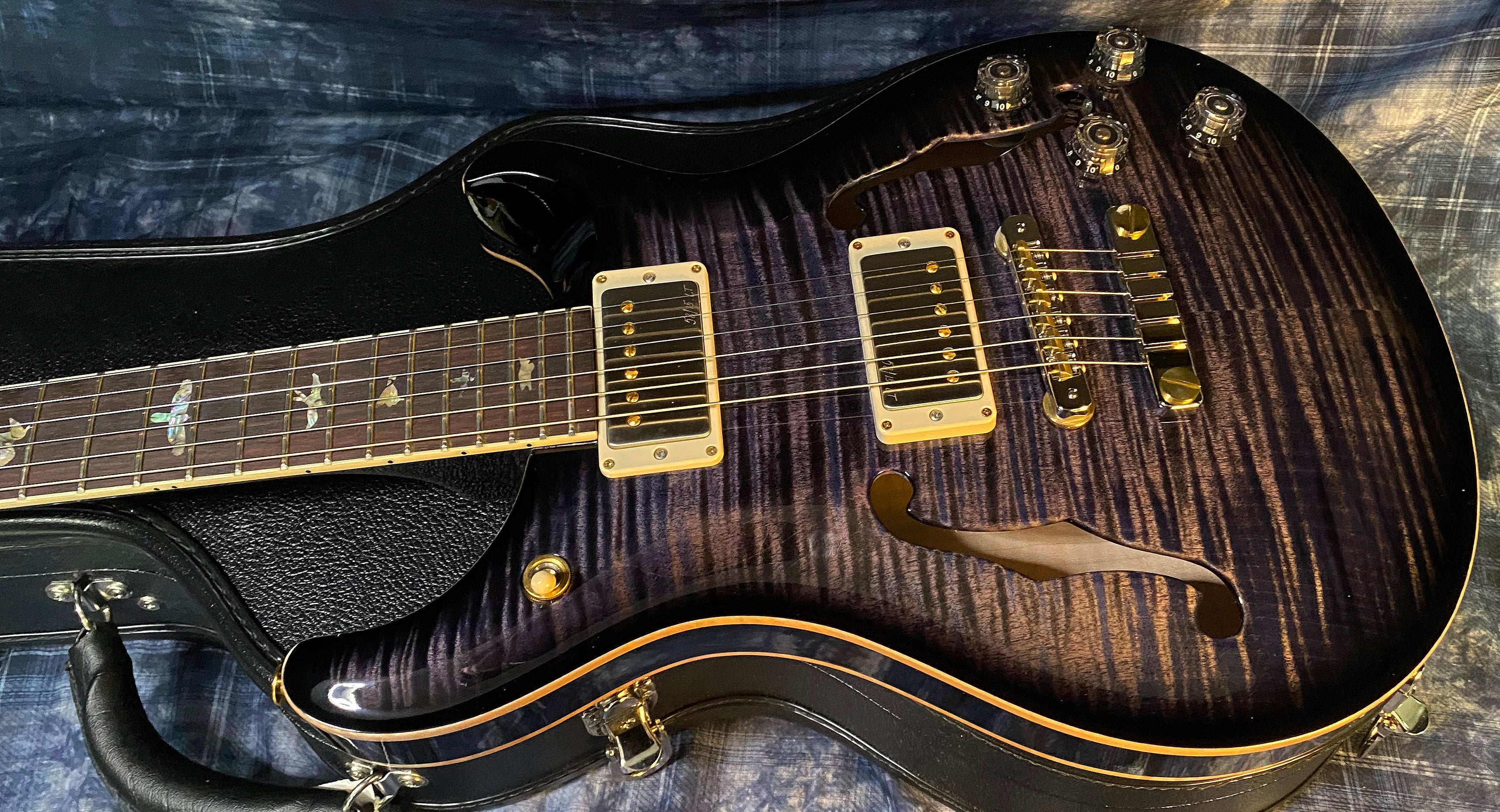 NEW ! 2024 Paul Reed Smith PRS McCarty 594 Hollowbody II 10-Top - Purple Mist - Only 5.65 lbs - Authorized Dealer - G03250