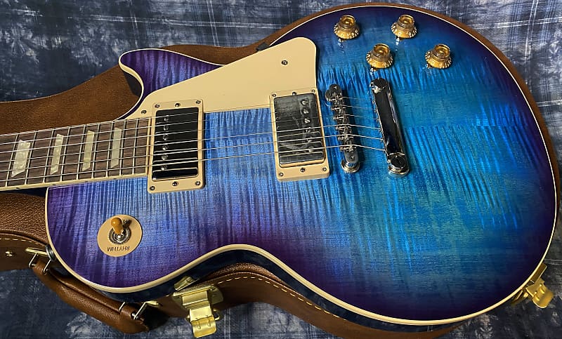 NEW! 2024 Gibson Les Paul Standard '50s Blueberry Burst - Only 8.75 lbs - Authorized Dealer - G04204